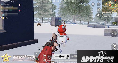 荒野行动冰天雪地大作战 雪人齐聚