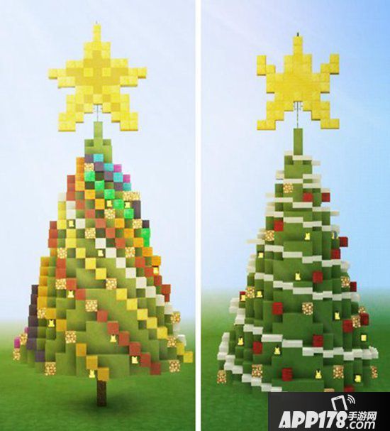 我的世界圣诞树教程 圣诞树怎么做