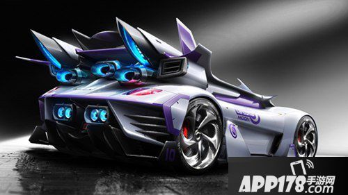 QQ飞车手游五喷A车2周年月光女神