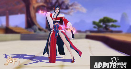 天下手游雪醉棠红时装限时返场 千里海棠宛红妆