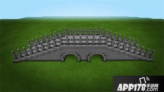 我的世界拱式两孔桥教程 拱式两孔桥怎么做