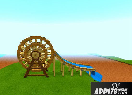 我的世界水车建筑建造方法 水车怎么做