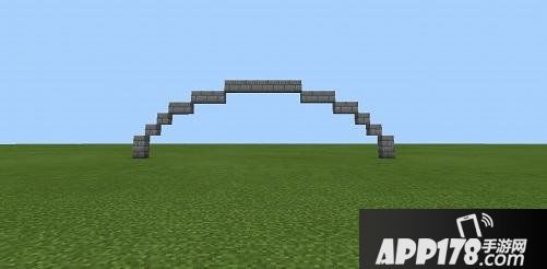 我的世界古代石拱桥一孔教程 古代石拱桥一孔怎么做