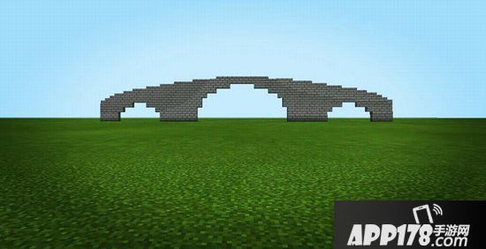 我的世界古代三孔桥教程 古代三孔桥怎么做