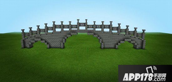 我的世界古代三孔桥教程 古代三孔桥怎么做