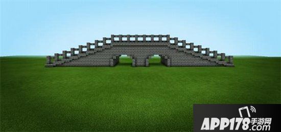 我的世界拱式两孔桥教程 拱式两孔桥怎么做