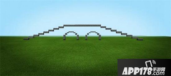 我的世界拱式两孔桥教程 拱式两孔桥怎么做