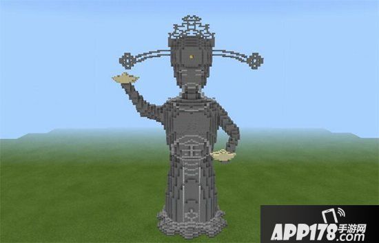 我的世界财神爷雕塑教程 财神爷雕塑怎么做