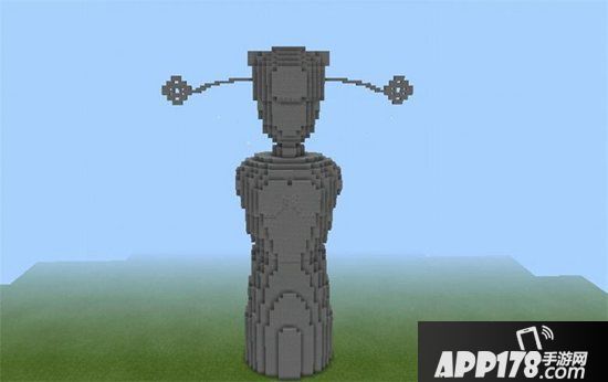 我的世界财神爷雕塑教程 财神爷雕塑怎么做