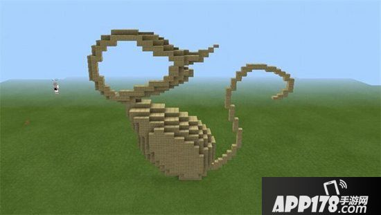 我的世界鼠年雕塑教程 老鼠雕塑怎么做