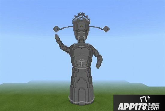 我的世界财神爷雕塑教程 财神爷雕塑怎么做