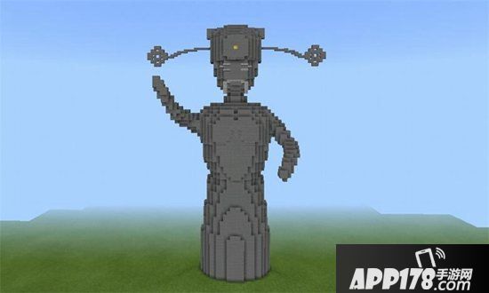 我的世界财神爷雕塑教程 财神爷雕塑怎么做