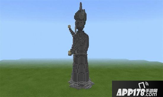 我的世界财神爷雕塑教程 财神爷雕塑怎么做