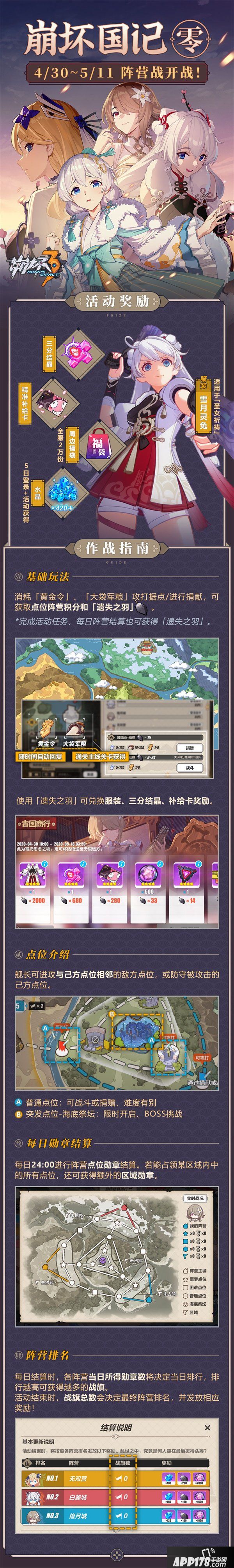 《崩坏3》阵营战再临！「崩坏国记·零」即将开幕