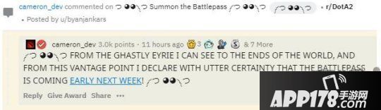 《DOTA2》开发人员透露Ti10勇士令状或于下周正式推出