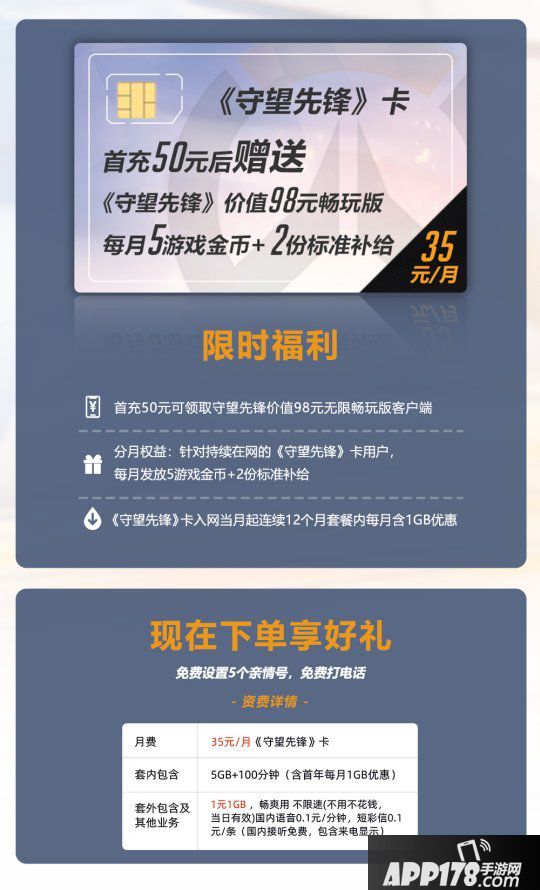 《守望先锋》携手中国联通战略合作联名套餐卡即将发售