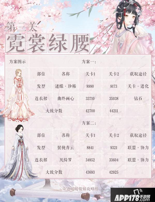 《奇迹暖暖》霓裳绿腰怎么过 霓裳绿腰通关攻略