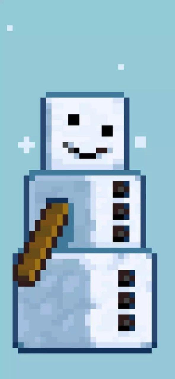 我的世界雪人怎么做