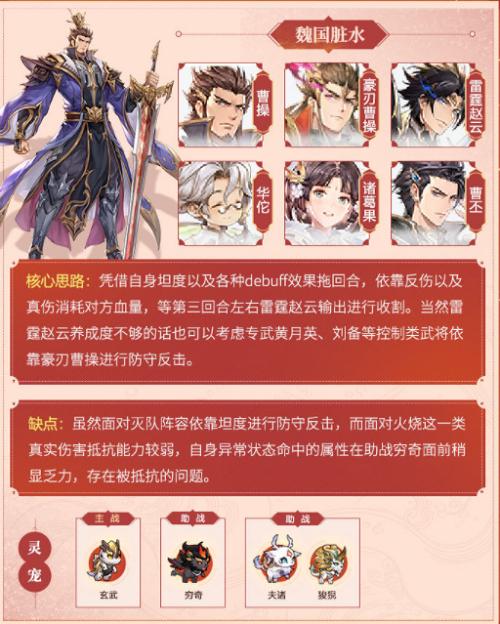 三国志幻想大陆阵容推荐2022