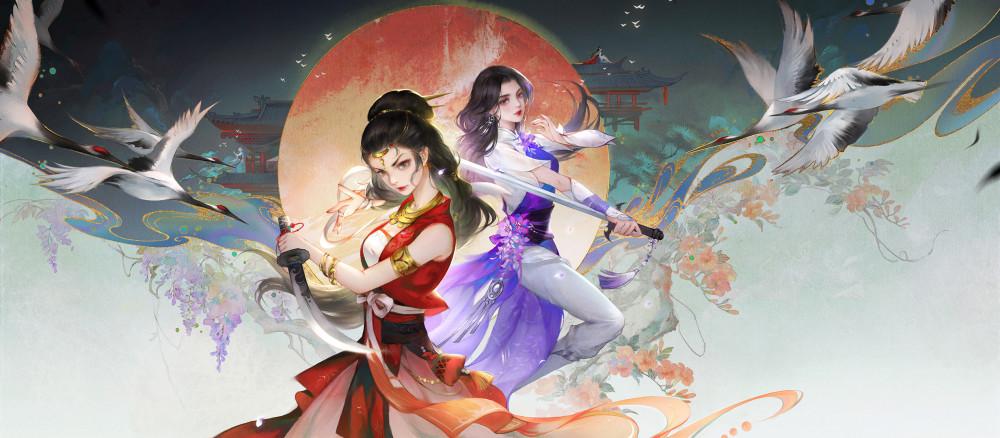 游戏画风偏向东方风格,搭配女主播的动漫画风,给玩家带了满满的国风