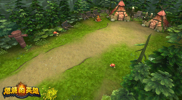 《燃烧的英雄》“ARPG+卡牌”进化手游首批场景曝光