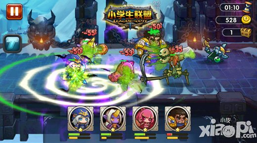 硬汉动作卡牌《小学生联盟》 缤纷英雄战歌