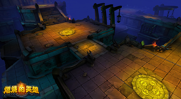 《燃烧的英雄》“ARPG+卡牌”进化手游首批场景曝光