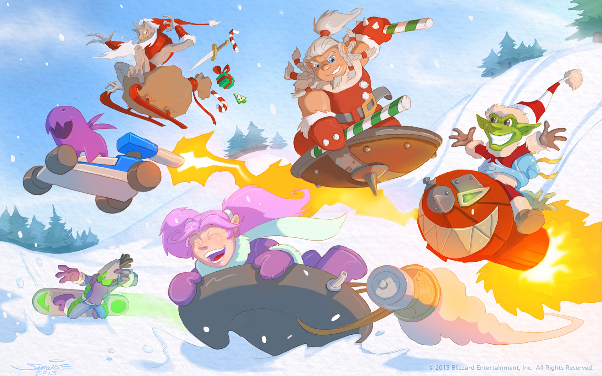 萌版《魔兽世界》桌面壁纸(3)