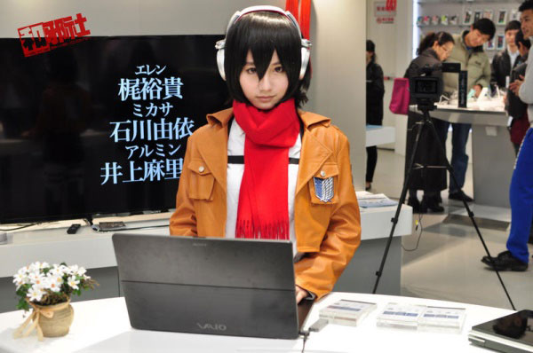 上海《进击的巨人》主题数码店(7)