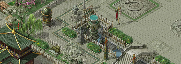 武侠网游《英雄年代3》场景截图(8)