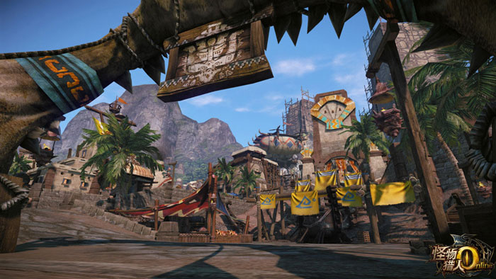 《怪物猎人ol》新城市梅杰波尔坦截图(4)