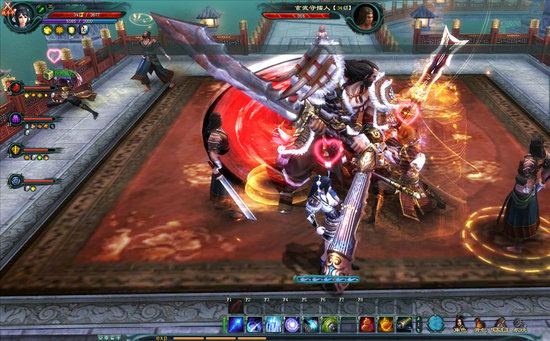 《侠客无双》副本武擂BOSS战斗截图(4)