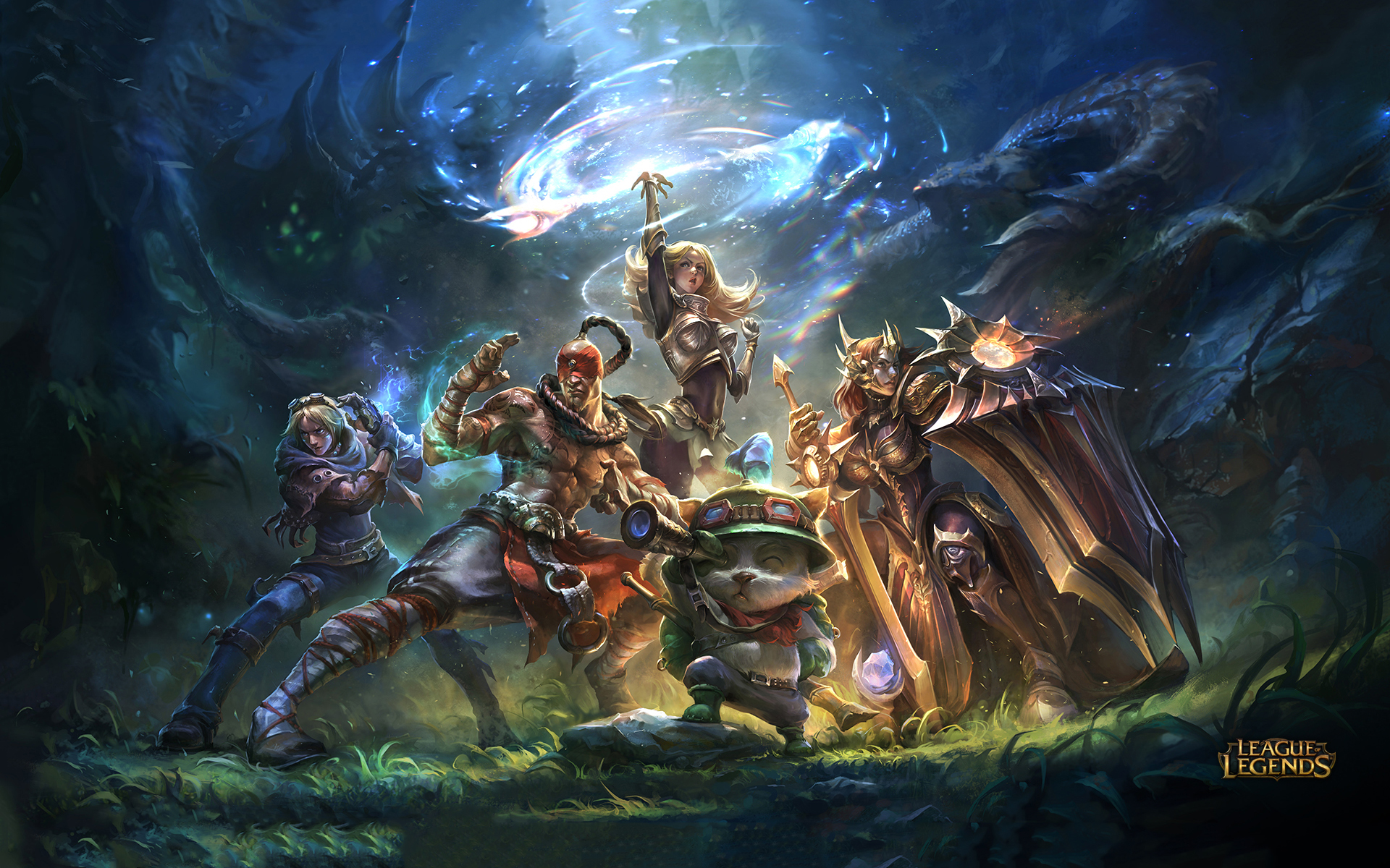 英雄联盟手绘桌面高清壁纸(3)