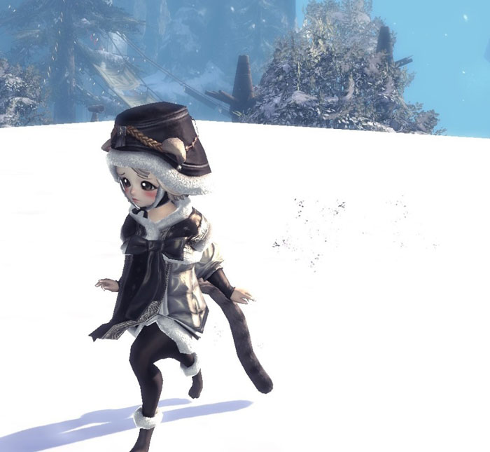 剑灵灵族萝莉雪原探险截图(4)