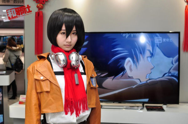 上海《进击的巨人》主题数码店(2)