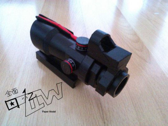 手工大神《使命召唤》逼真纸膜手枪赏析(6)