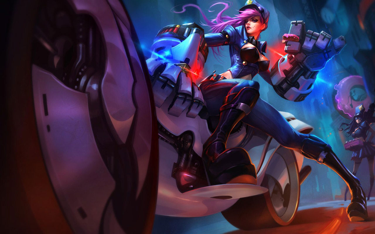 《英雄联盟》皮城女警凯特琳壁纸(3)