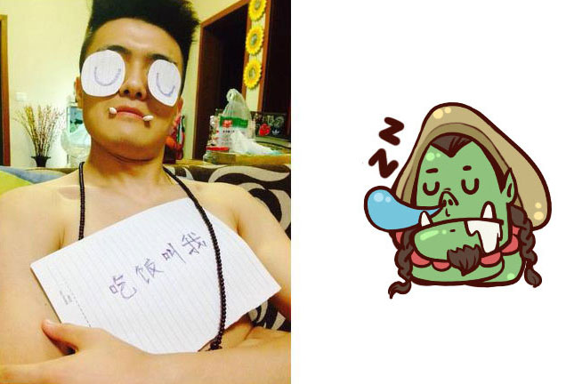 《炉石传说》Q版表情玩家神COS(3)