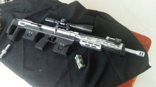 手工大神《使命召唤》逼真纸膜手枪赏析(15)