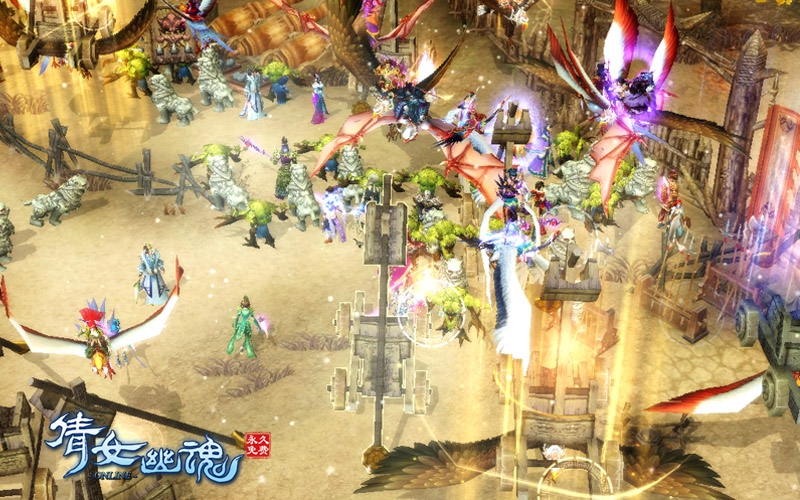 《倩女幽魂》实景战斗截图(5)