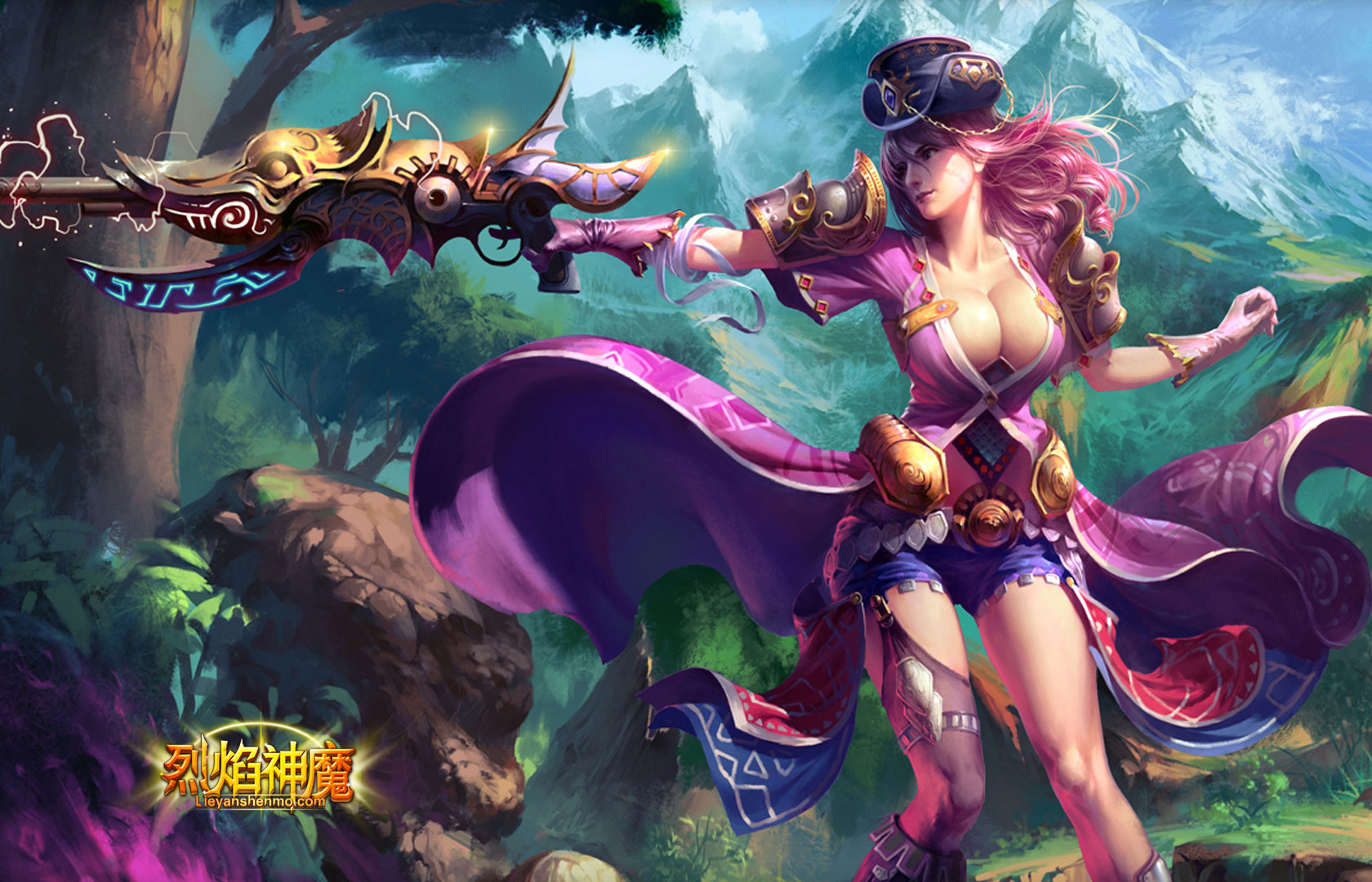 3D端游《烈焰神魔》桌面壁纸(2)