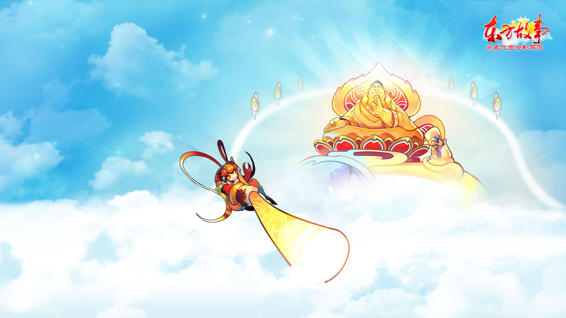 回合制网游《东方故事》电脑壁纸(6)