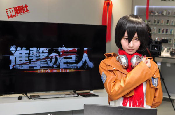 上海《进击的巨人》主题数码店(4)