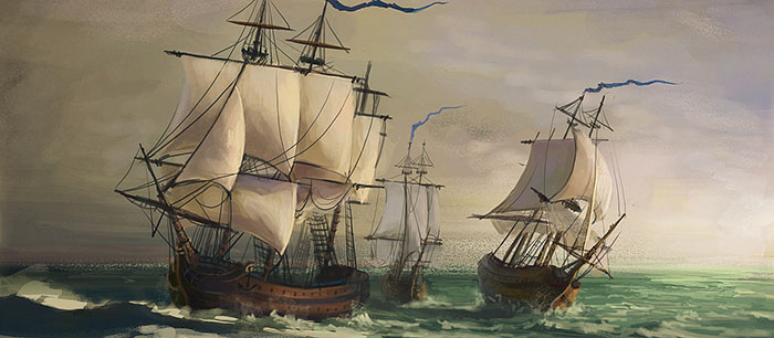 《大航海志》精美原画截图(4)