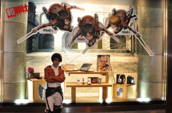 上海《进击的巨人》主题数码店(12)