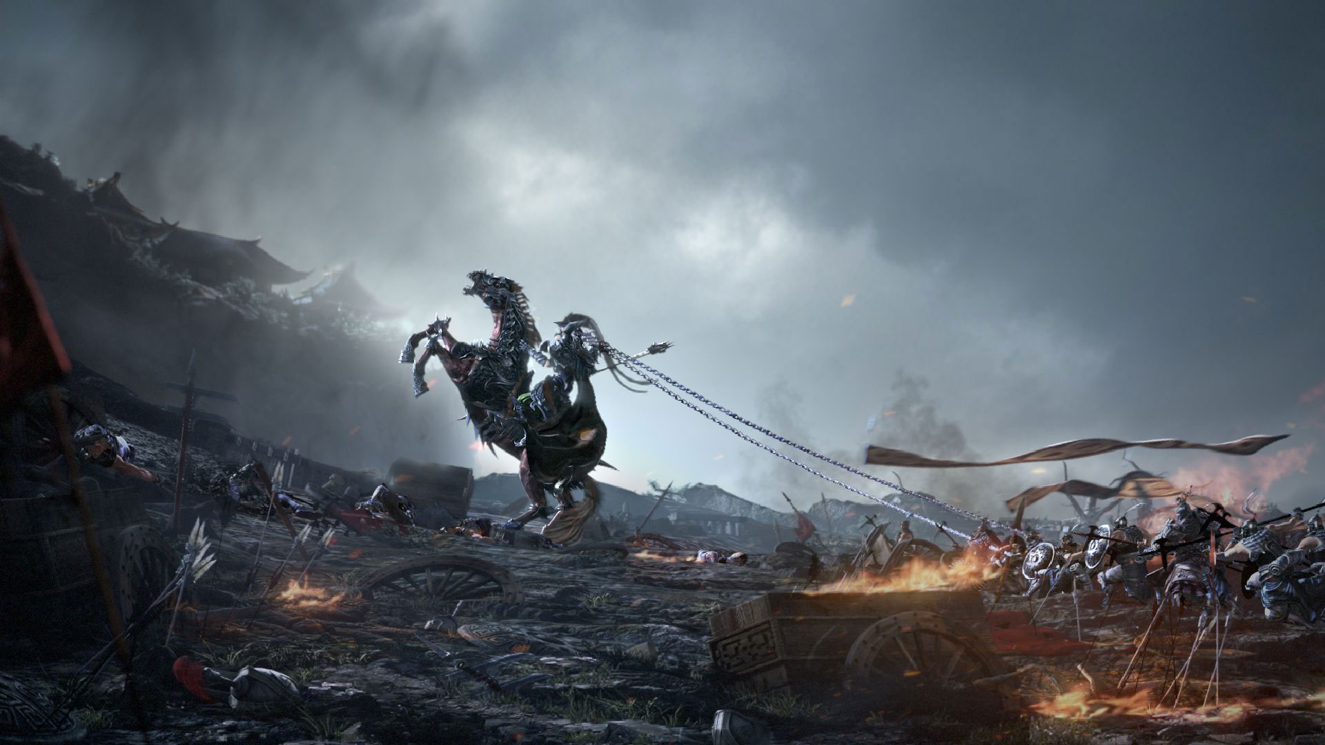 《御龙在天》貂蝉吕布海报壁纸(9)