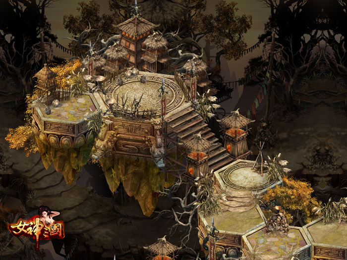 RPG网游《女神三国》场景原画(6)