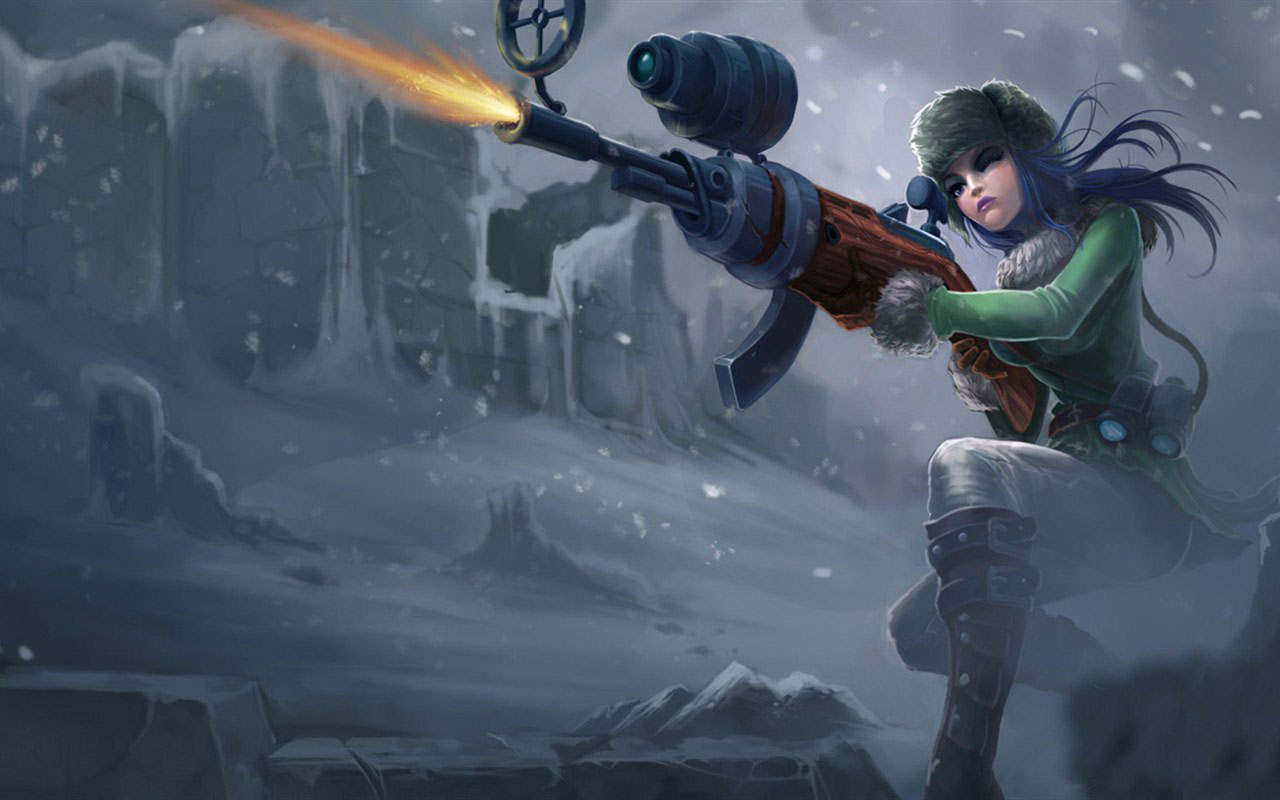 《英雄联盟》皮城女警凯特琳壁纸(5)