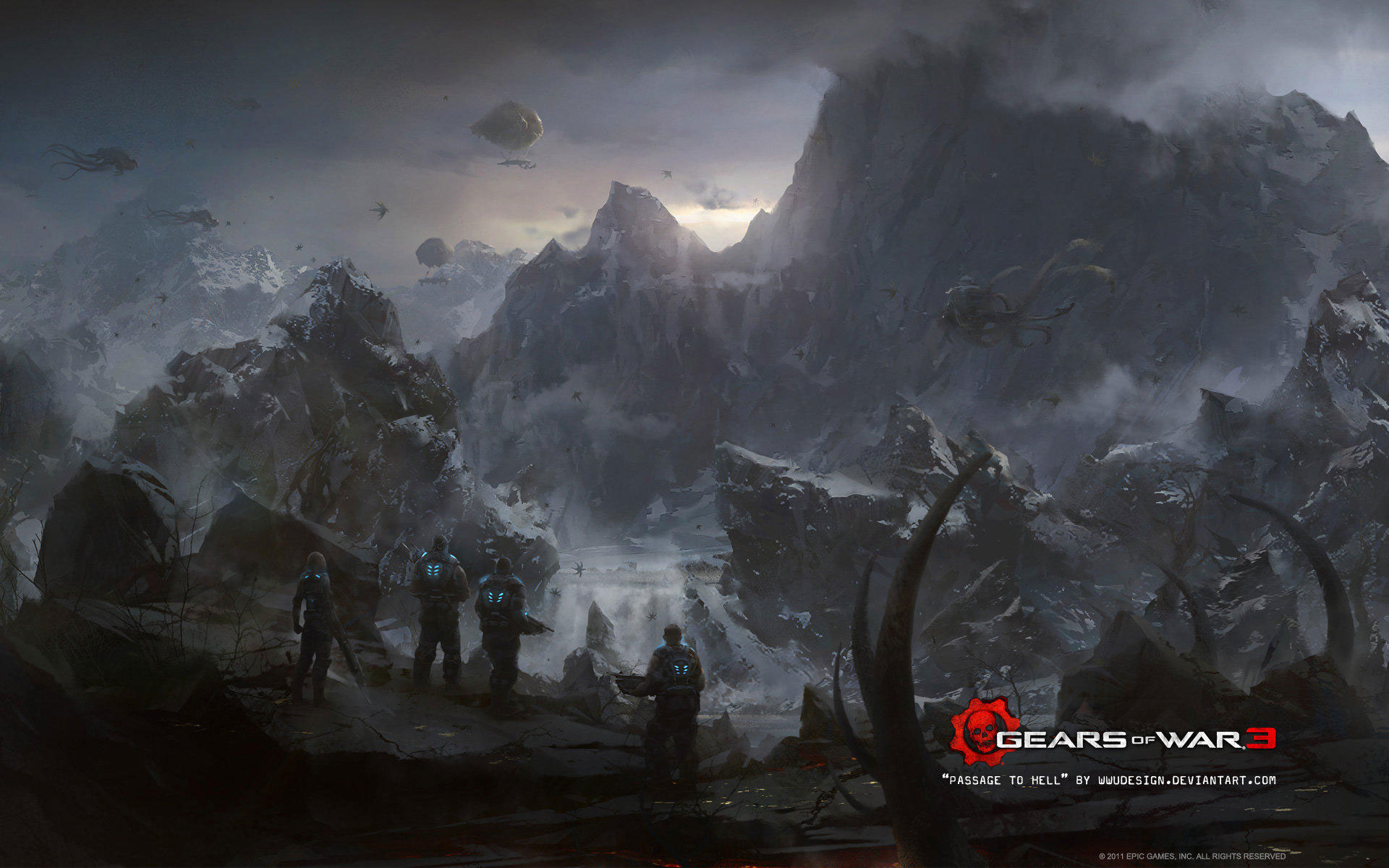 《战争机器3》桌面宽屏壁纸(5)