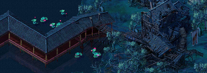 武侠网游《英雄年代3》场景截图(5)